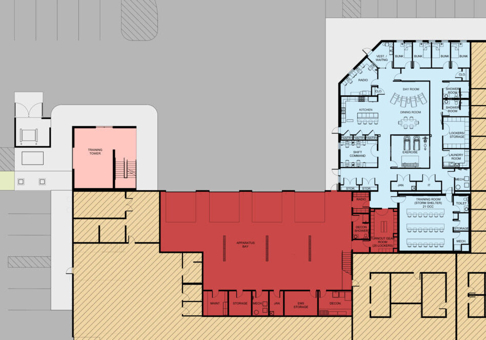 W:Twinsburg TwspFire Station Bld-out-53A25�8Pres_RendD101_A1